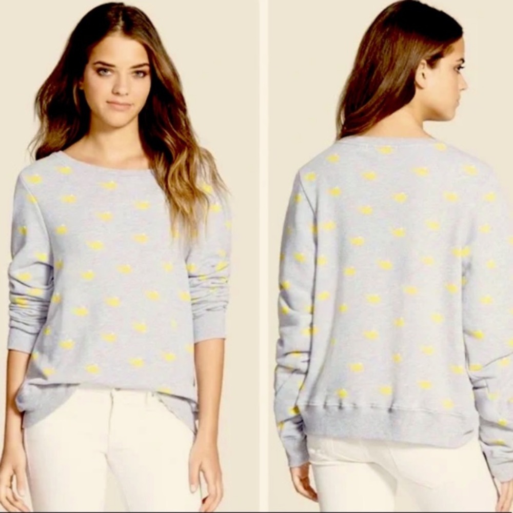 WILDFOX Baggy Beach Jumper Whale Graphic Sweatshirt XS
